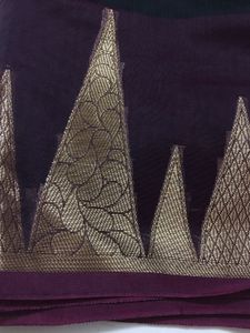 Black Cotton Silk Fabric