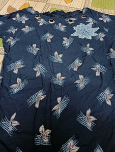 Floral Print Top with Bell Sleeves