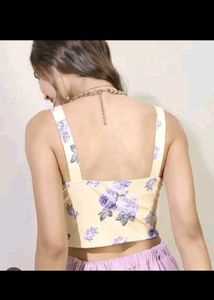 Floral Cami Crop Top