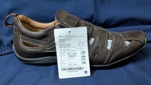 Hush puppies Mens Leather Sandal Size 7 🔥