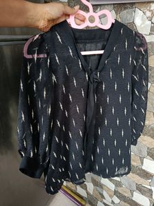 Formal Black Top For Office Use