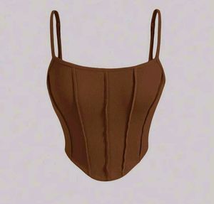 Urbanic Corset Cami Top with Inverted Stitching