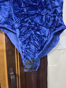 Blue Velvet bodysuit