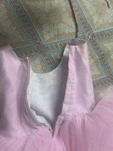 Pink Flower Girl Gown