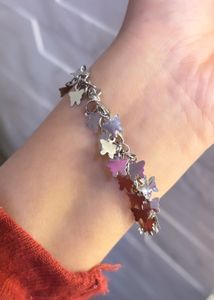 Y2k Butterfly Charm Bracelet