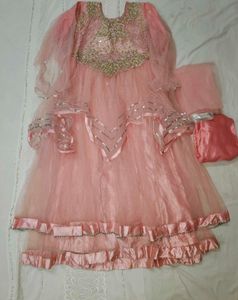 Pink Embellished Lehenga Choli