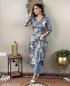 Floral Print Kurta Set