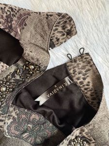 Elegant Paisley Print Dress