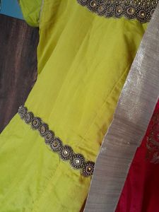 Elegant full Gown with duppatta