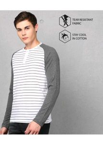 Long Sleeve Henley Shirt (Size S)