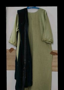 Elegant Green Kurta Set