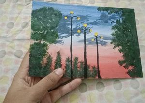 Beautiful Handmade Scenery Painting