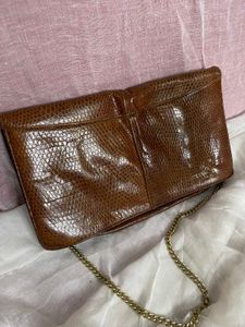 Vintage Pure Snake Skin Bag