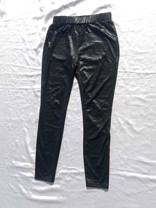 Brand New (Shein) 100% Leather Black Pant