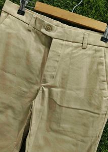 Khaki Stretchable Casual Pants