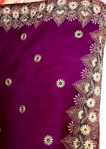 Beautiful Embroidered Saare🌸❤