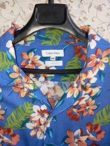 Calvin Klein Hawaiian Flower Shirt
