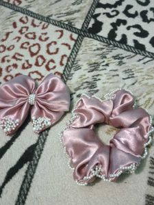 Pink Hair Accessories Set