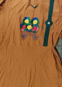 Rajwadi one piece Flaired Kurti