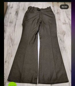 Brown Bootcut Trousers
