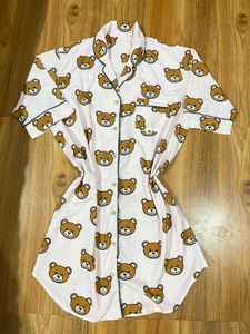 Cute Teddy Nighdress ( Fits Bust Till 32  Upto 38)