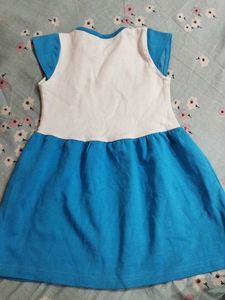 Beautiful Blue Summer Wear Frock