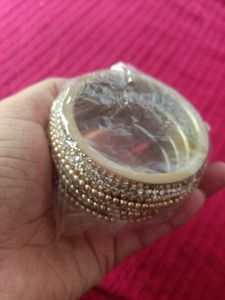 Sparkly Gold Bangles - Set of 4