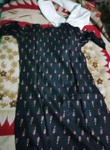 Elegant Black Kurta💞💗