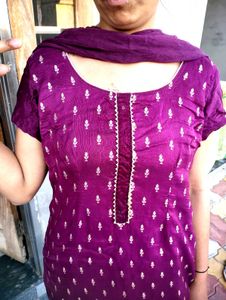 Patiyala Salwar Suit With Dupatta