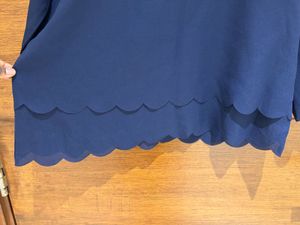 Elegant Navy Blue Top