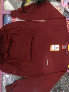 Troll Club Maroon Pullover Sweater