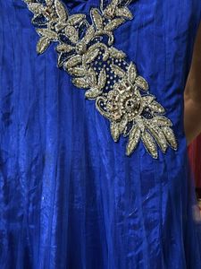 Blue Embroidered Kurta Set