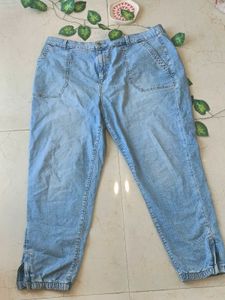Light Wash Denim Pants