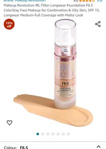 Revolution IRL filter Longware Foundation F8. 5