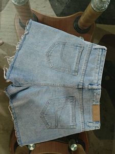 Studded Denim Shorts