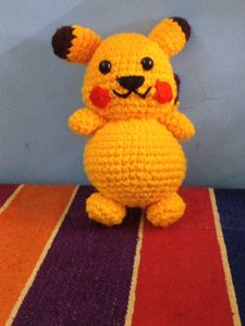 Crochet Pikachu Plushie