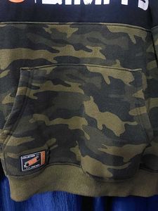 Camouflage Print Hoodie