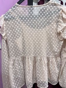 Blush Ruffle Top