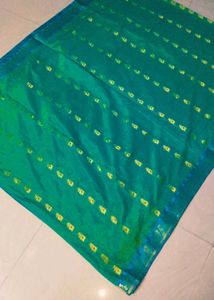 Beautiful Full Shining Pure Silk Saree