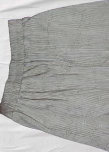Crinkle Tiered Midi Skirt