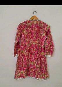 Multicolored Printed short Kurta