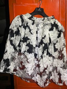 Zara Floral Print Mini Skirt