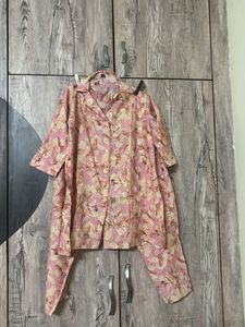 Floral pink co-ord set