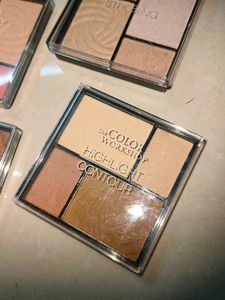 Combo Of Blush, Bronzer, Contour, Strobing