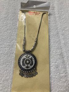 Oxidised Long Necklace