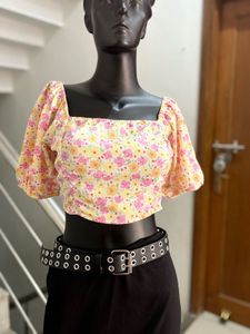 Floral Crop Top