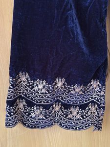 Velvet Embroidered Suit