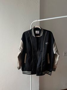 Harajuku Vintage Beige/Black UNISEX Bomber