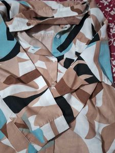 Abstract Print Shirt