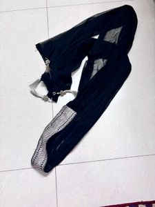 Elegant Black &amp; Silver Palazzo Set